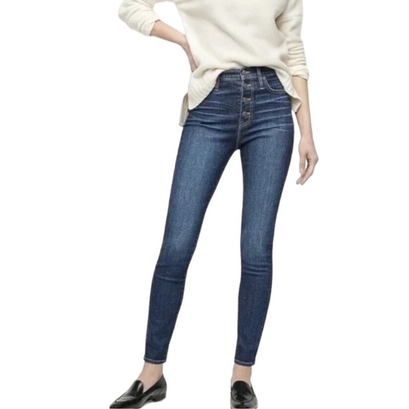NWT J. Crew 10” high-rise skinny JEANS sz.. 24 - Picture 2 of 5